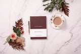 10 Life Lessons Journal In Burgundy Leather