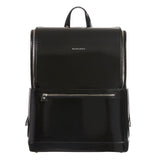 Schwarzer Bucklesbury-Rucksack aus feinem italienischem Leder