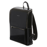 Schwarzer Bucklesbury-Rucksack aus feinem italienischem Leder