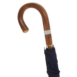 The London Umbrella - Crafted From A Single Piece Of English Chestnut - French Navy