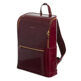 Dunkelbrauner Bucklesbury-Rucksack aus feinem italienischem Leder