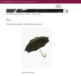 Klassischer grüner Regenschirm