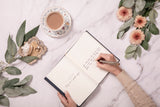 10 Life Lessons Journal In Burgundy Leather