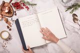 Heirloom Recipe Book In Navy Blue Leather