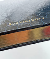 Heirloom Recipe Book In Dark Blue Croc