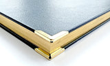 Heirloom Recipe Book In Navy Blue Leather
