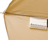 Teleskopischer gelber Regenschirm
