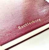 Burgundy A5 Journal / Diary - Handmade In England
