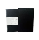 Schwarzes Leder A5 Tagebuch / Tagebuch - handgefertigt in England