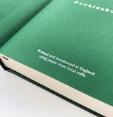 Grünes A5 Tagebuch / Tagebuch - handgefertigt in England