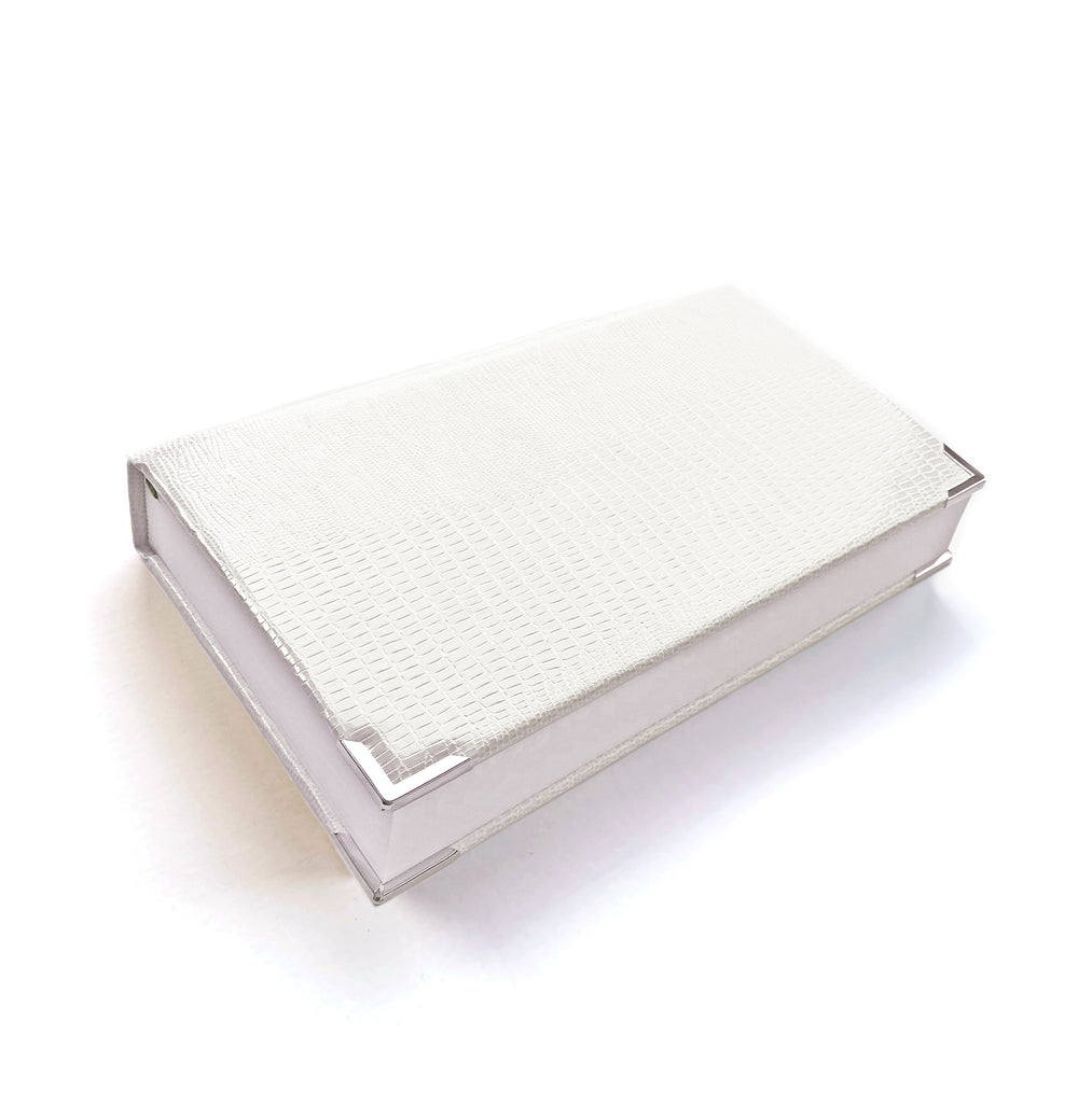 Ivory Pearl A5 Hochzeitstagebuch / Tagebuch - handgefertigt in England