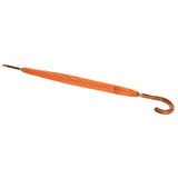 Klassischer orangefarbener Regenschirm