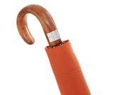 Teleskopischer Regenschirm in Orange