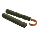 Bucklesbury handmade telescopic umbrella green