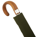 Bucklesbury handmade telescopic umbrella green