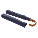 Bucklesbury handmade telescopic umbrella navy blue