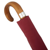 Bucklesbury handmade telescopic umbrella burgundy