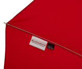 Teleskopischer roter Regenschirm