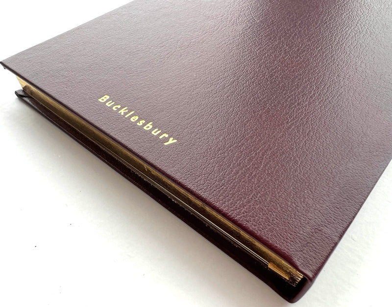 10 Life Lessons Journal In Burgundy Leather