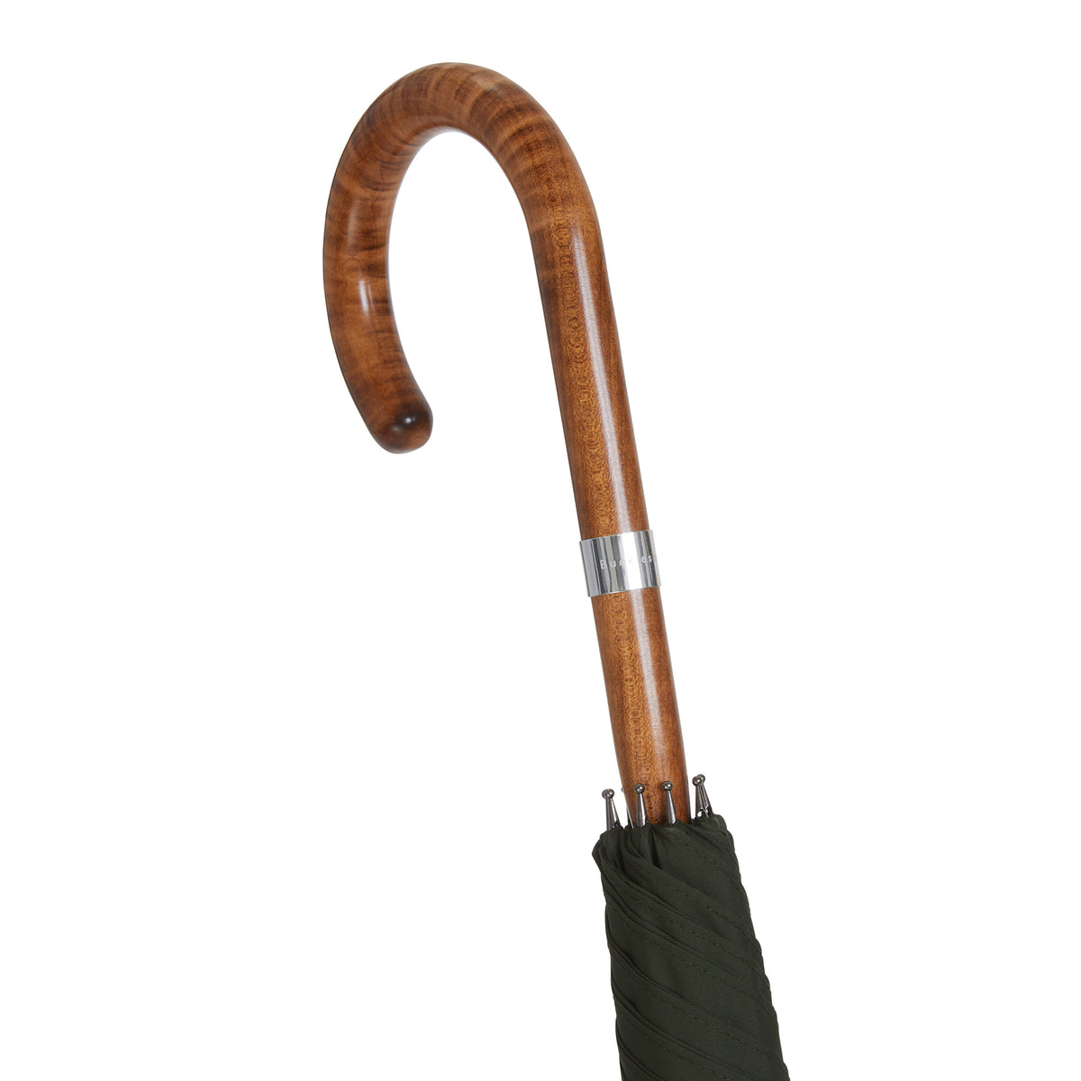 Le parapluie London pour femme - Fabriqué à partir d'une seule pièce d'érable - Vert