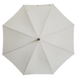 The London Wedding Umbrella - Crafted From A Single Piece Of Maple - Ivory White