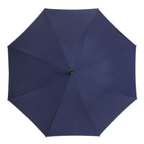 The London Umbrella - Crafted From A Single Piece Of English Chestnut - French Navy
