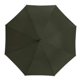 The London Umbrella - Crafted From A Single Piece Of English Chestnut - Dark Green