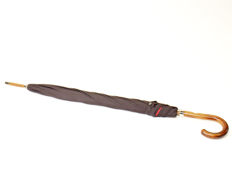 Limited Edition Classic Black Umbrella With Red Lining