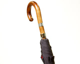 Limited Edition Classic Black Umbrella With Red Lining