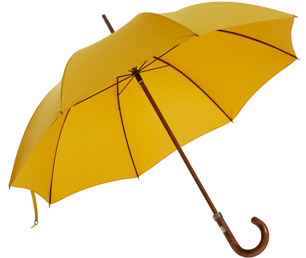 Klassischer gelber Regenschirm