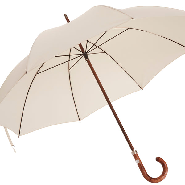Classic Ivory White English Wedding Umbrella Bucklesbury
