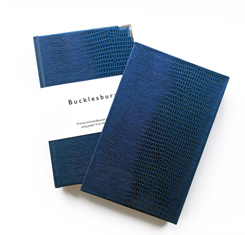 Blue A5 Journal / Diary - Handmade In England