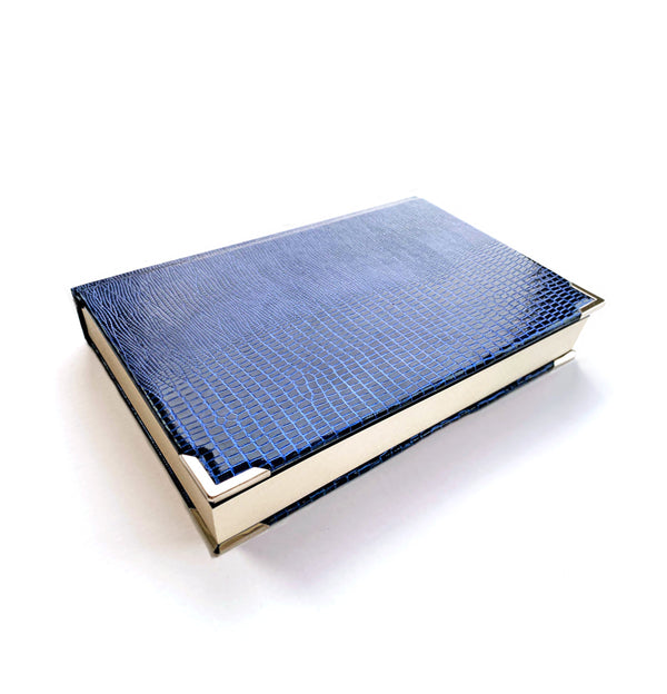 Blaues A5-Tagebuch / Tagebuch - handgefertigt in England