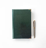 Grünes A5 Tagebuch / Tagebuch - handgefertigt in England