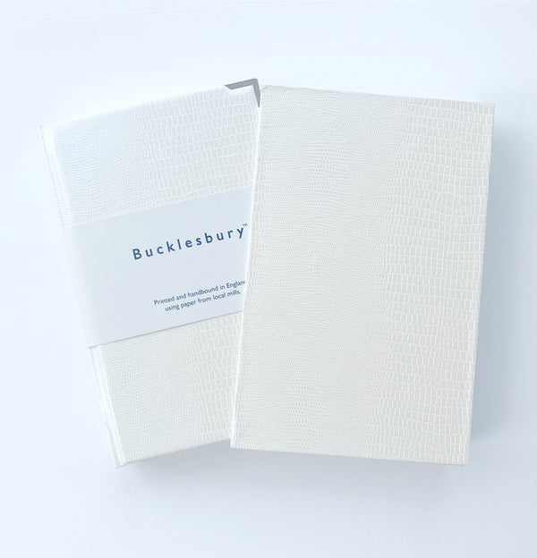 Ivory Pearl A5 Wedding Journal / Diary - Handmade In England
