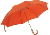 Teleskopischer Regenschirm in Orange