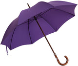 Klassischer lila Regenschirm
