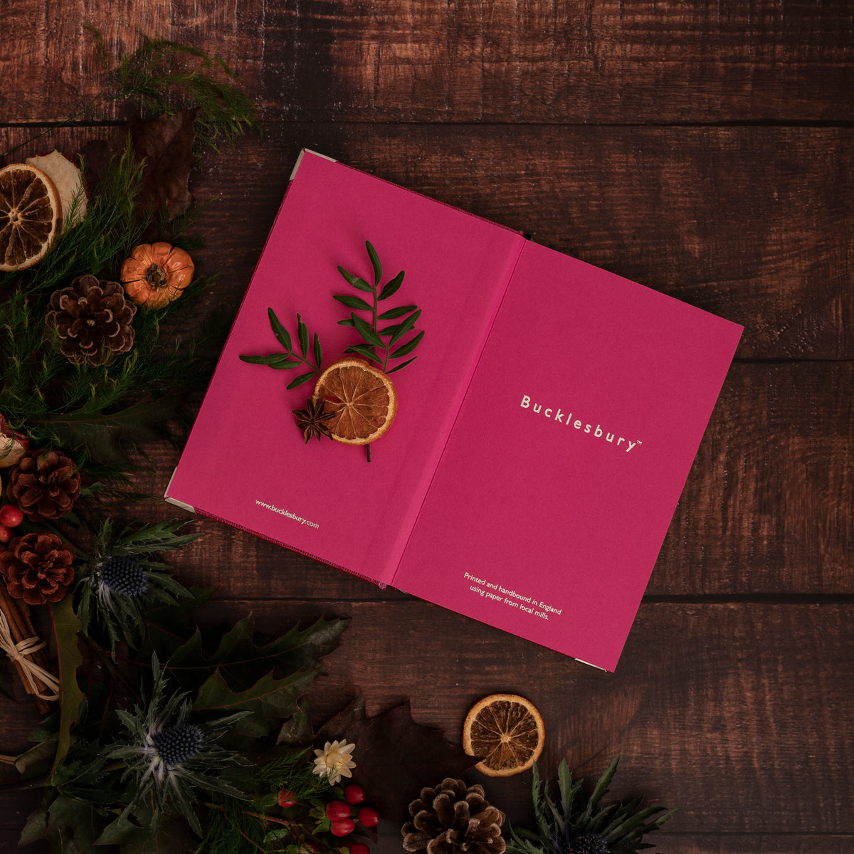 Pink A5 Journal / Diary - Handmade In England